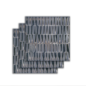 Blue Mos Metallic Porcelain Tile