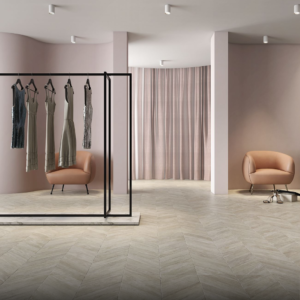 Saloni Rafter Chevron Beige-1