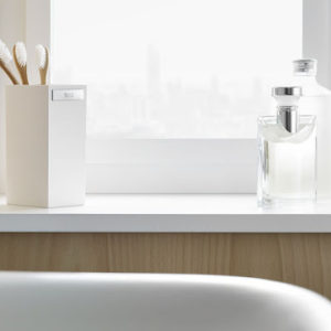 Rubik tumbler holder and glass – Roca