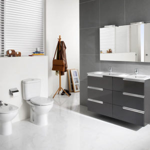 Vitreous China Close-coupled WC Toilet