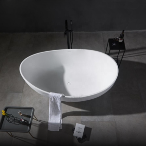 Stone Resin Free-standing Bathtub