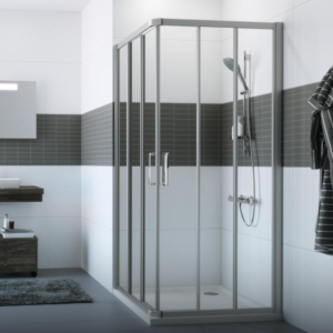 Double Sliding Shower Glass Enclosure -3