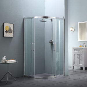 Semi-Round Shower Enclosure with Shower Tray-1