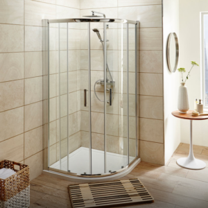 Semi-Round Shower Enclosure with Shower Tray-3