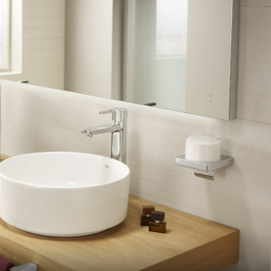 Roca Tempo Wall-mounted Glass Tumbler Roca Tempo Wall-mounted Glass Tumbler